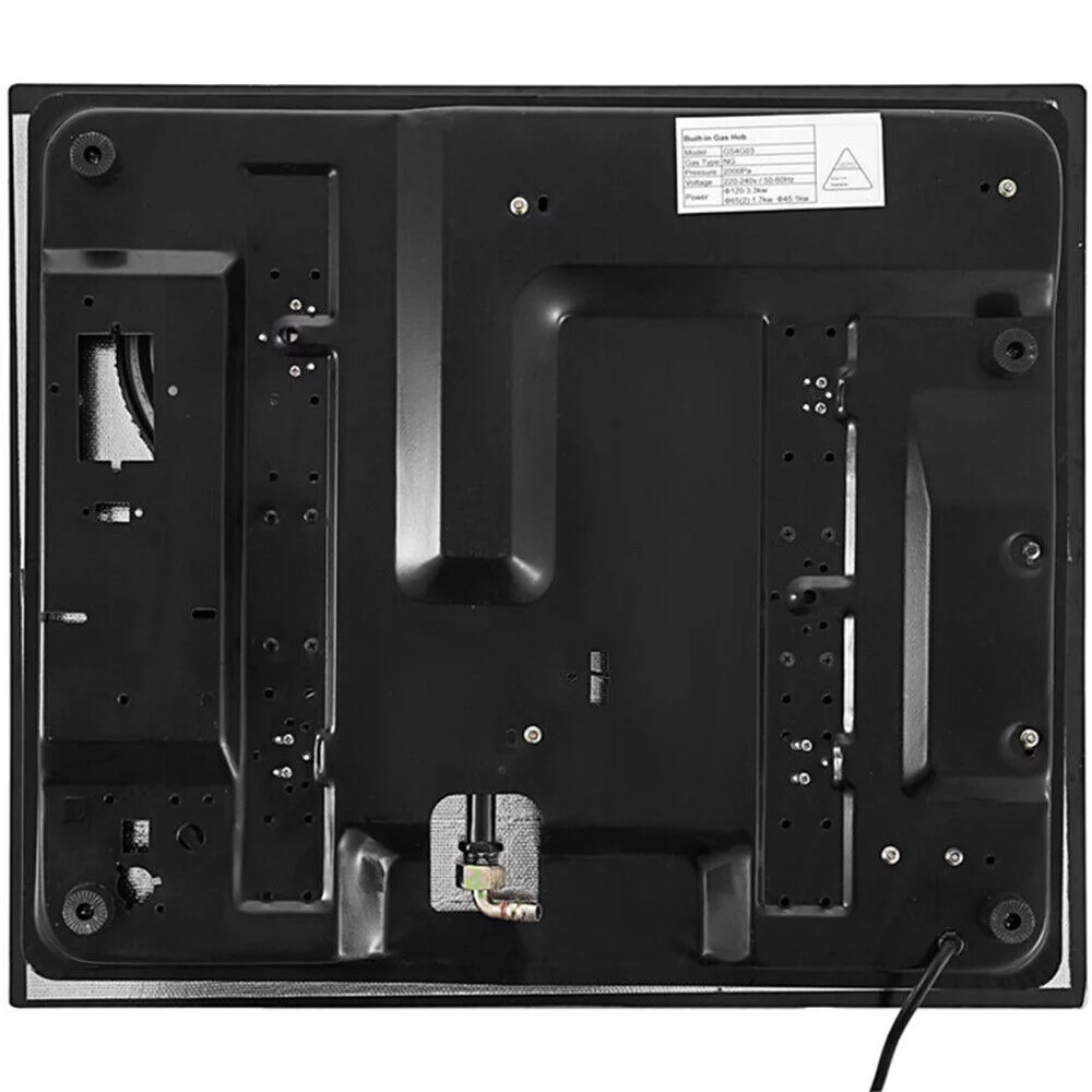 Miumaeov 4 Burner Gas Cooktops Built-In Cook Stove Kitchen LPG/NG Gas Hob with Adapter Electronic Ignition 23