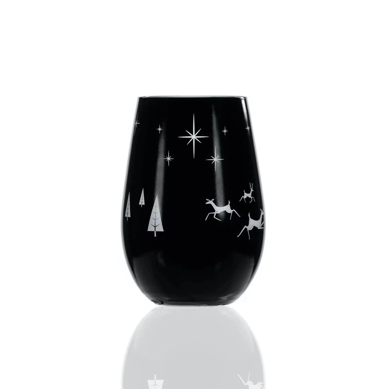 Wonderland Black/Bronze Tumbler 16.5oz (Set of 2)