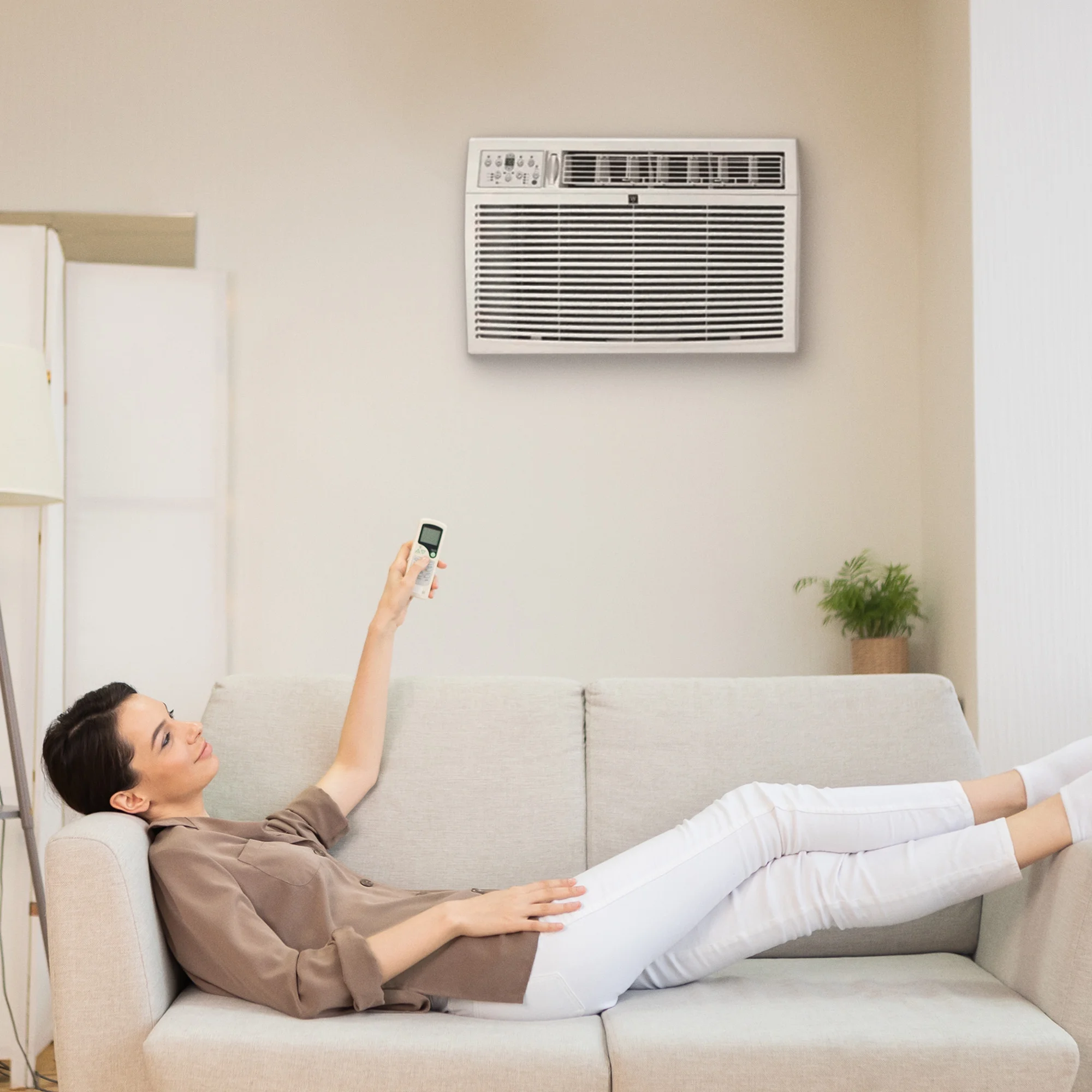 HomePointe 18,000 BTU Window Air Conditioner with Ionizer & Remote Control