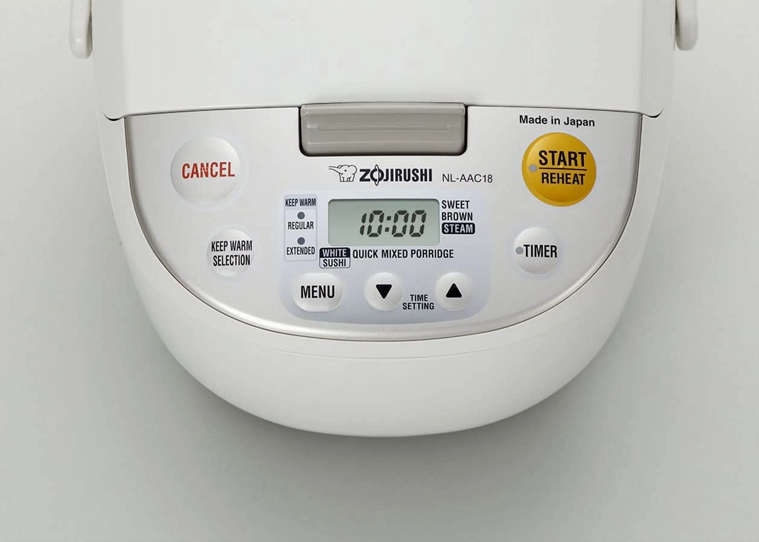 Zojirushi NL-AAC18 Micom Rice Cooker (Uncooked) and Warmer, 10 Cups/1.8-Liters