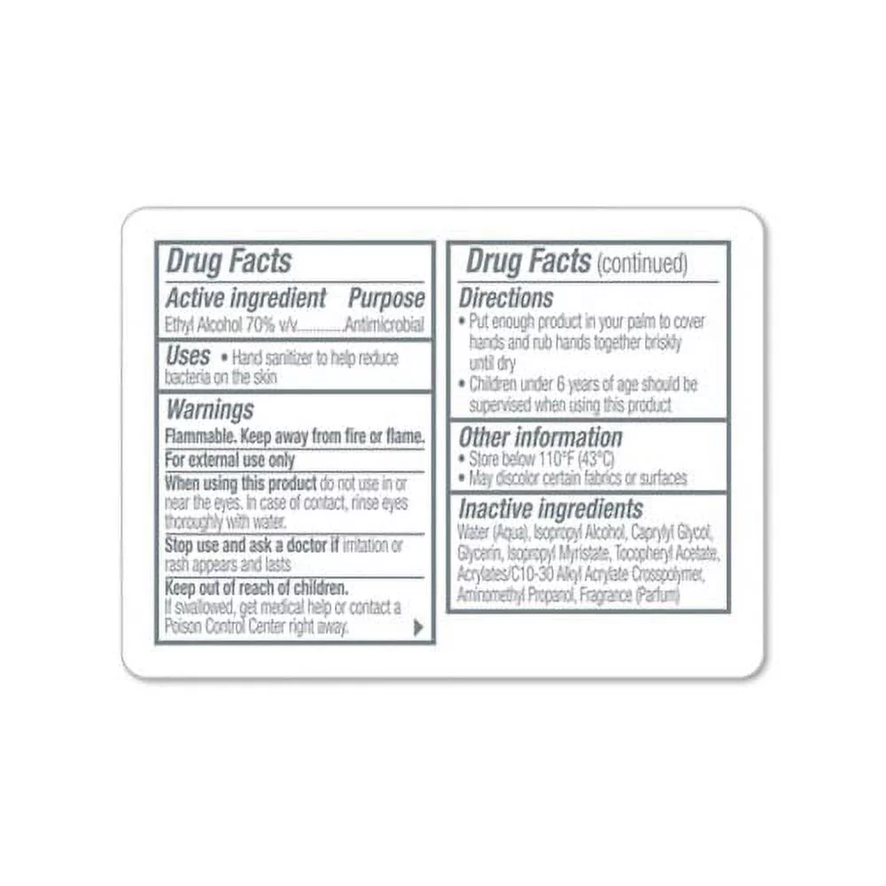 Advanced Refreshing Gel Hand Sanitizer Clean Scent, 1 oz Flip-Cap Bottle with Display Bowl, 36/Bowl