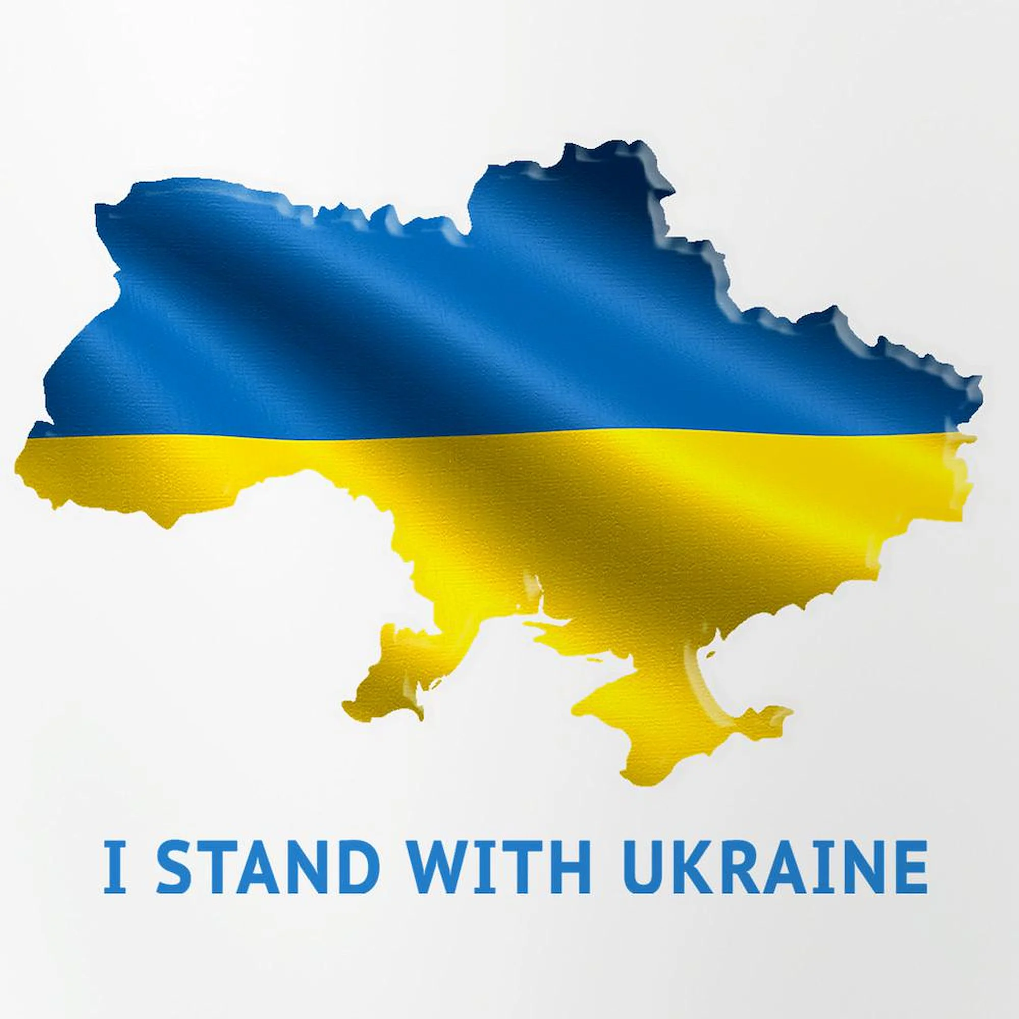 CafePress - I Stand With Ukraine Flag Ukrainian - Pint Glass, Drinking Glass, 16 oz. CafePress