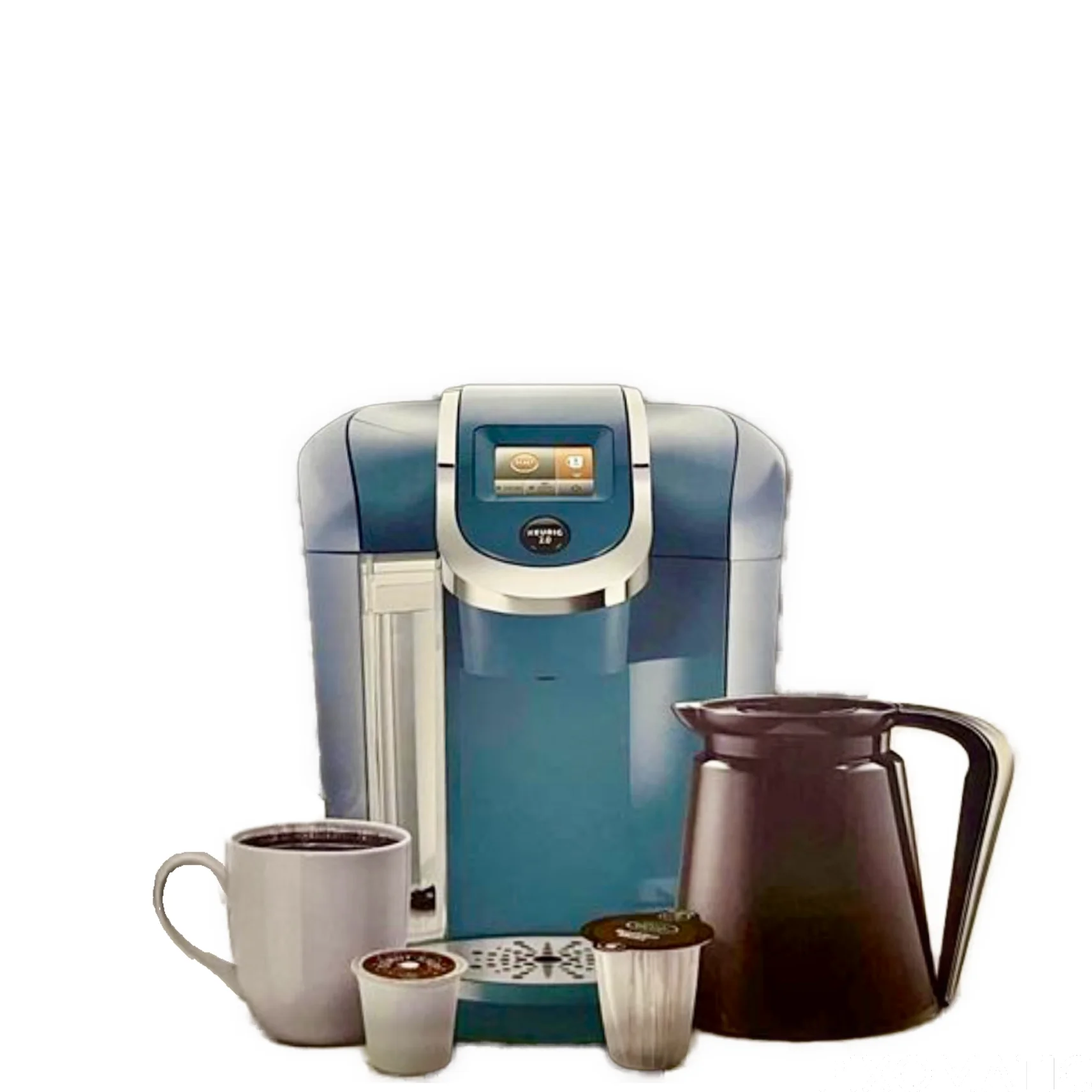 Keurig K450 Brewing System, 4 cups, Deep Sea ( Blue)