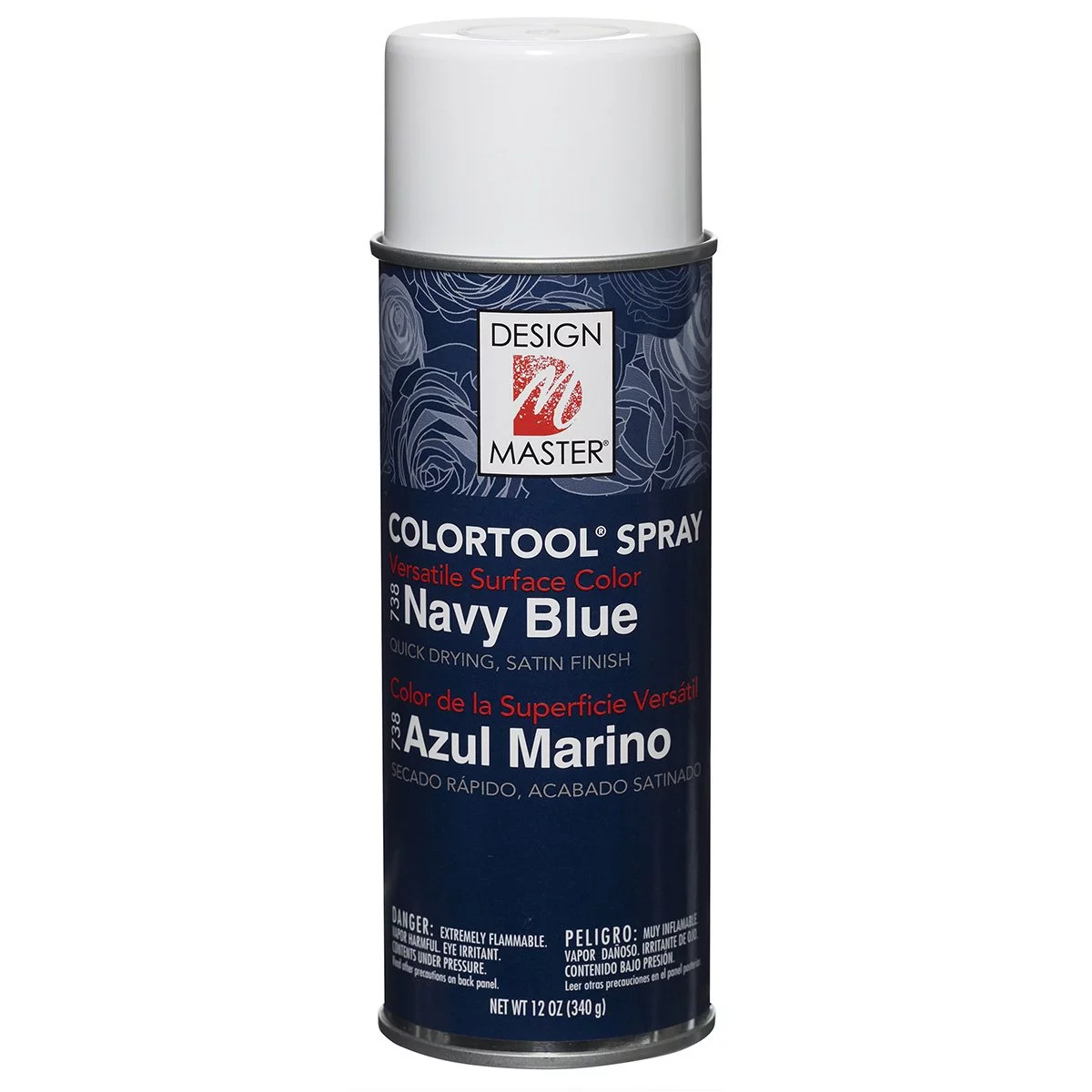 Design Master Colortool Spray Paint, 12oz, Matte, Navy Blue