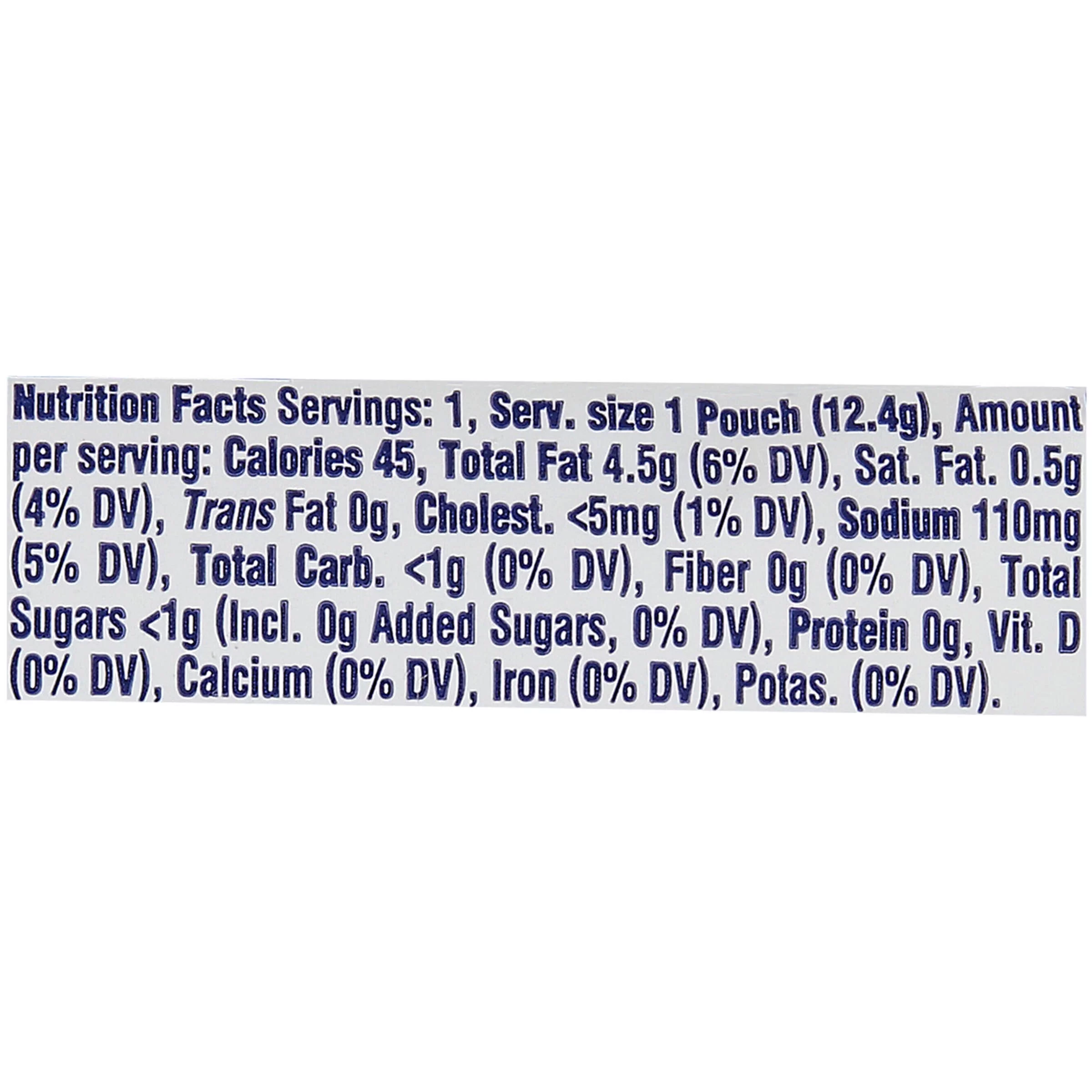 Kraft Single Serve Ranch Salad Dressing, 0.44 oz. Packets, 200 per case