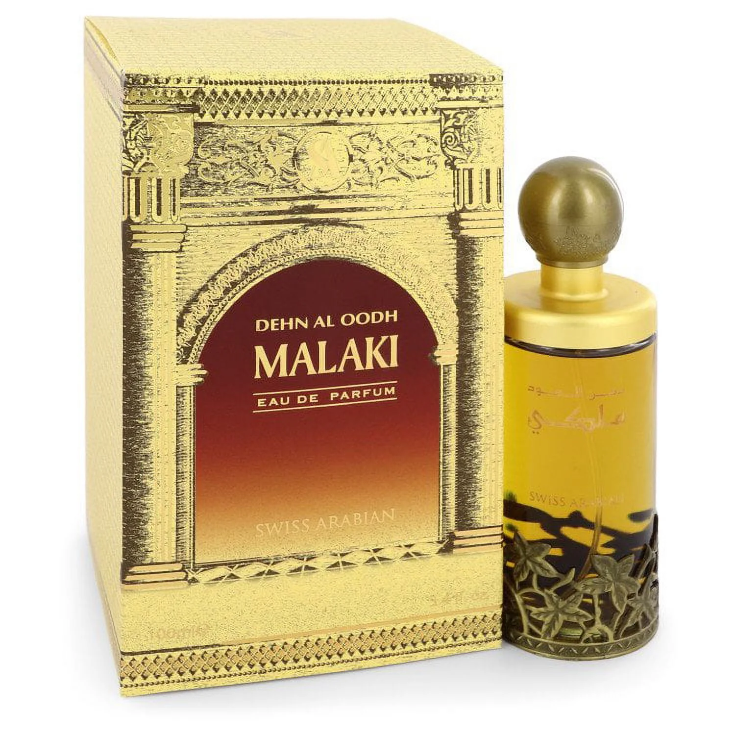 Dehn El Oud Malaki by Swiss Arabian Eau De Parfum Spray 3.4 oz for Male