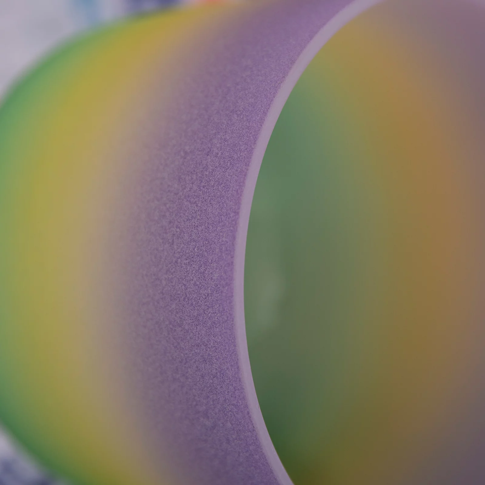 432 Hz A 3rd Eye Chakra Rainbow Quartz Frosted Crystal Singing Bowl 8 inch