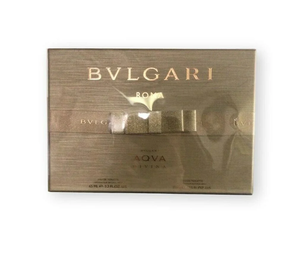 Bvlgari Aqva Divina 2.2 oz EDT spray + 0.5 edt Womens Set NIB