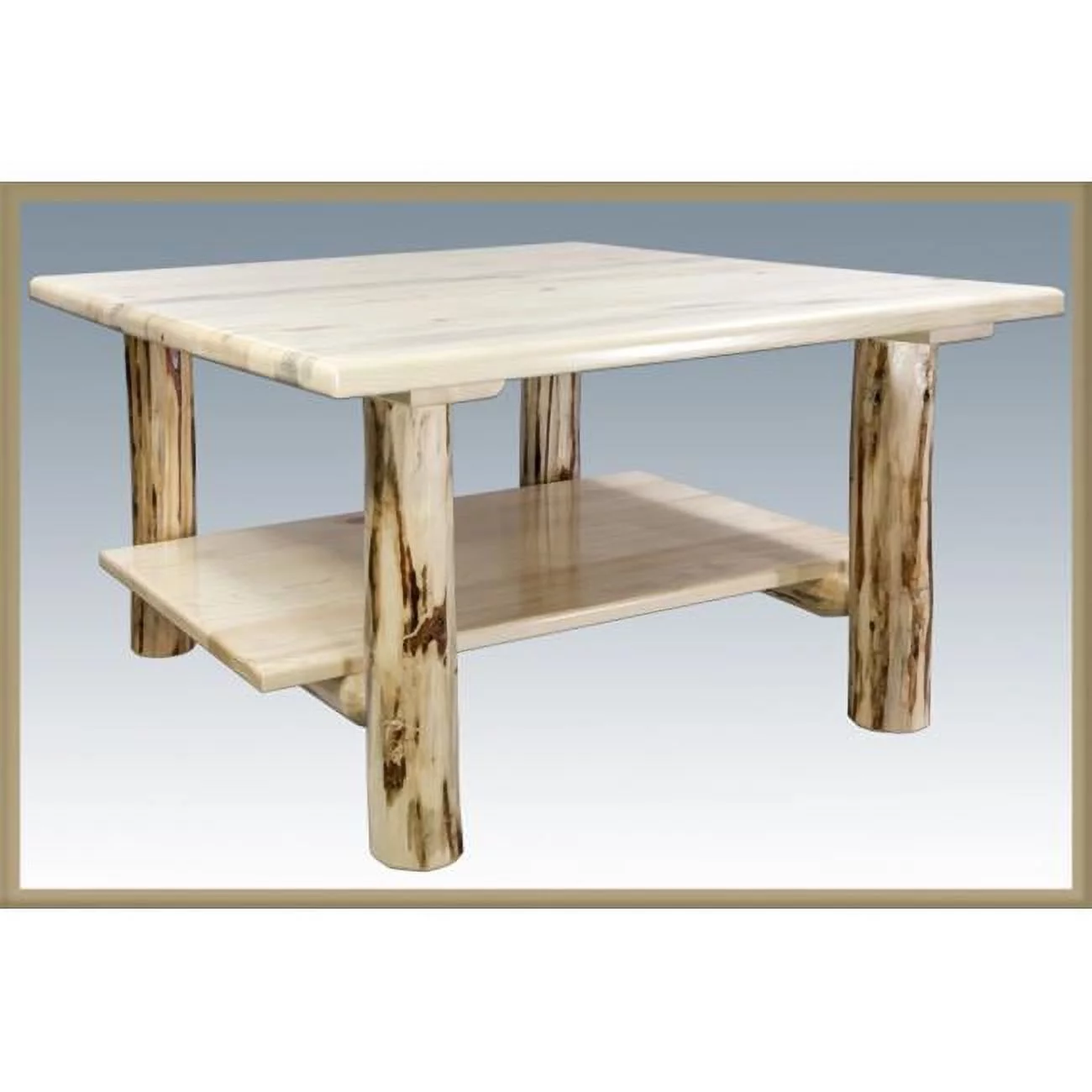 Cocktail Table with Shelf-Montana Collection-Lacquered