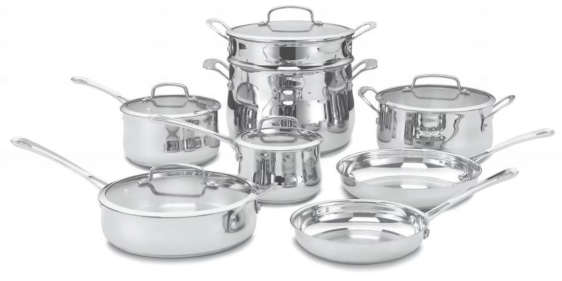 Cuisinart Stainless 13 Pieces Cookware Set