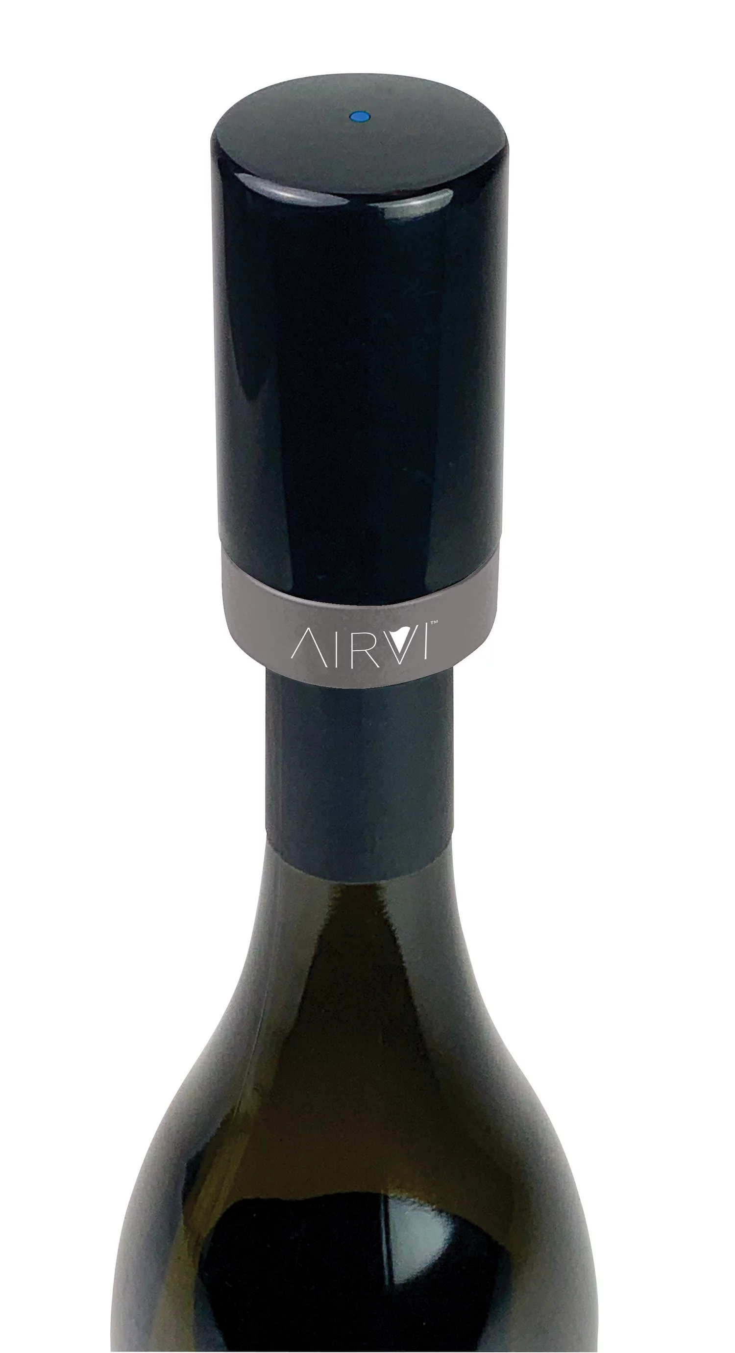 AirVi Vacuum Wine Saver 2 Pack (Silver), Wine Preserver