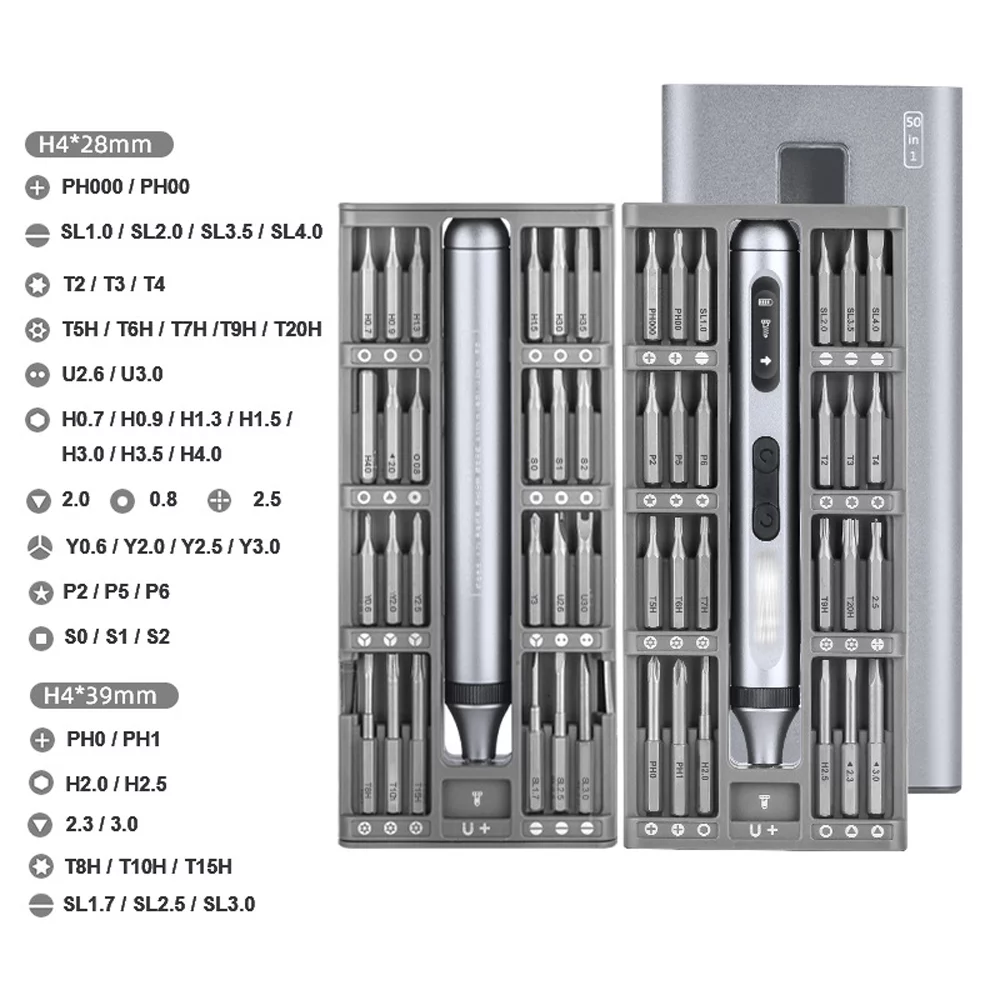 Nebublu Electric Screwdriver, Multifunctional Repair Tool Set for Mobilephones, Computers & Home Appliances
