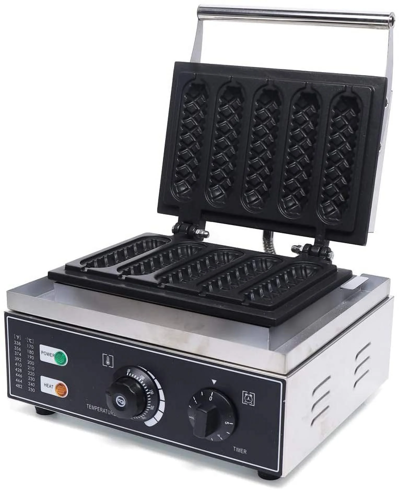 Electric Waffle Maker Hot Dog Muffin Machine Corn Dog Maker Non Stick 1500W 110V