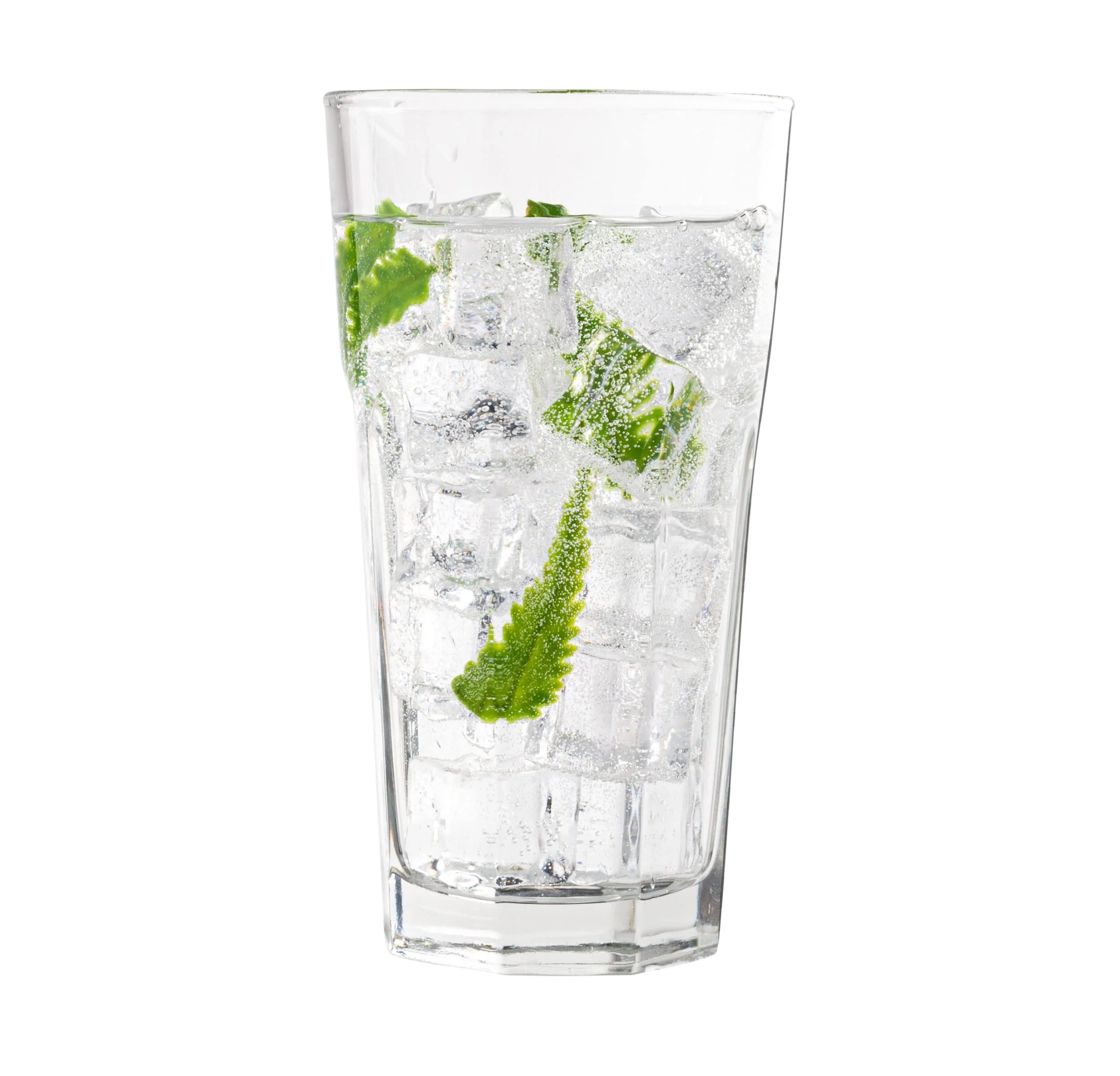 Vikko Drinking Glasses, 11 Oz, Heavy Base Stackable Water Glasses, Large Size, Dishwasher Safe Glass Tumbler, Heavy Duty Cups for Water, Juice, Milk, Iced Tea, Soda, Set of 12 Tall Glass Cups