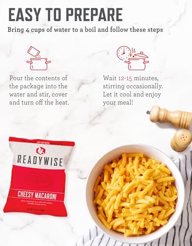 READYWISE - 14 Day, Emergency Food Supply, 150 Servings, 1 Bucket, Freeze Dried, MRE, Pre-made, Camping Essentials, Survival Kit, Food for Hiking, Adventure and Emergencies, 25-Year Shelf Life