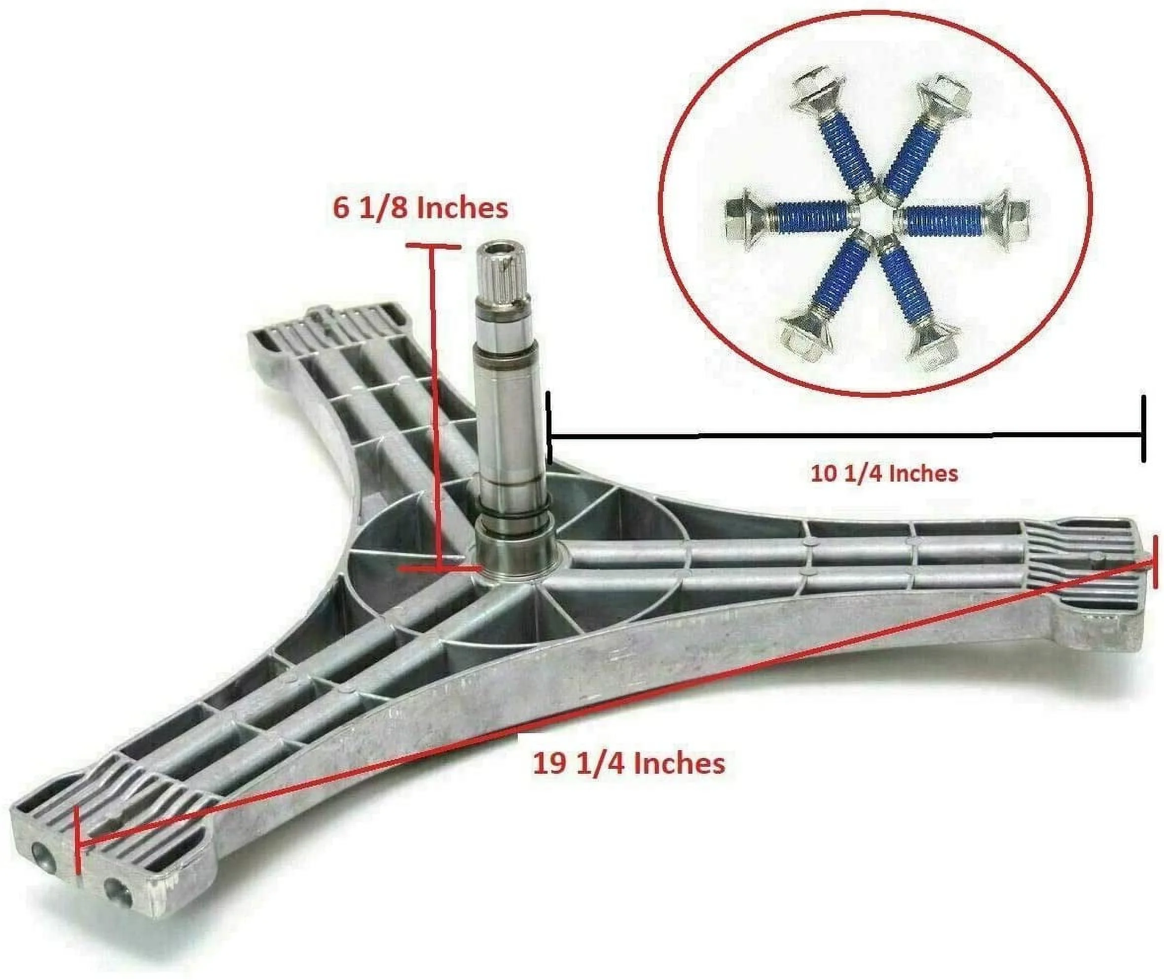 Washer Drum Shaft Assembly Compatible With Samsung Washer DC97-15491A