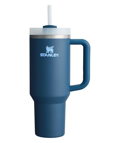 STANLEY Quencher H2.0 Tumbler with Handle and Straw 40 oz | Flowstate 3-Position Lid | Cup Holder Compatible for Travel | Insulated Stainless Steel Cup | BPA-Free | Stargaze