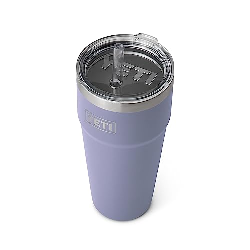 YETI Rambler 26 oz Straw Cup, Vacuum Insulated, Stainless Steel with Straw Lid