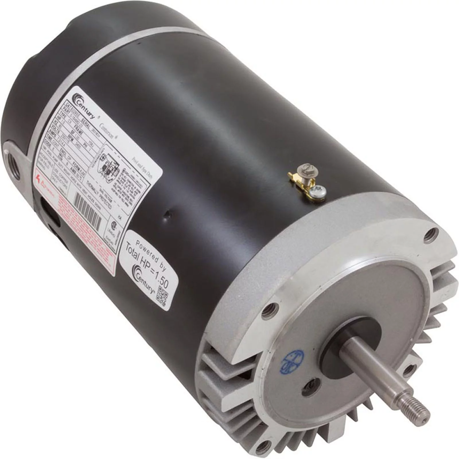 Century A.O. Smith 56J C-Face 1-1/2 HP Up-Rated Pool and Spa Pump Motor, 7.2/14.4A 115/230V B229SE
