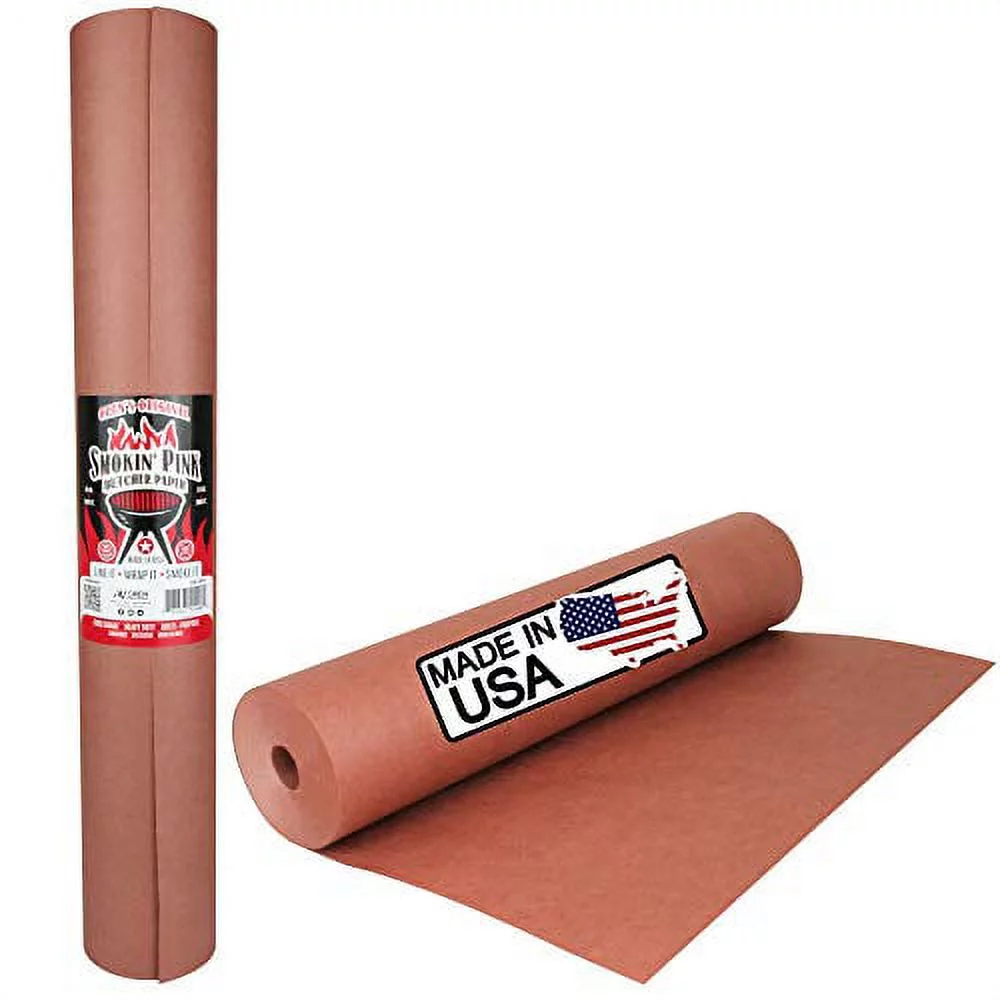 Oren International Smokin' Pink Kraft Butcher Paper Roll | 17.25