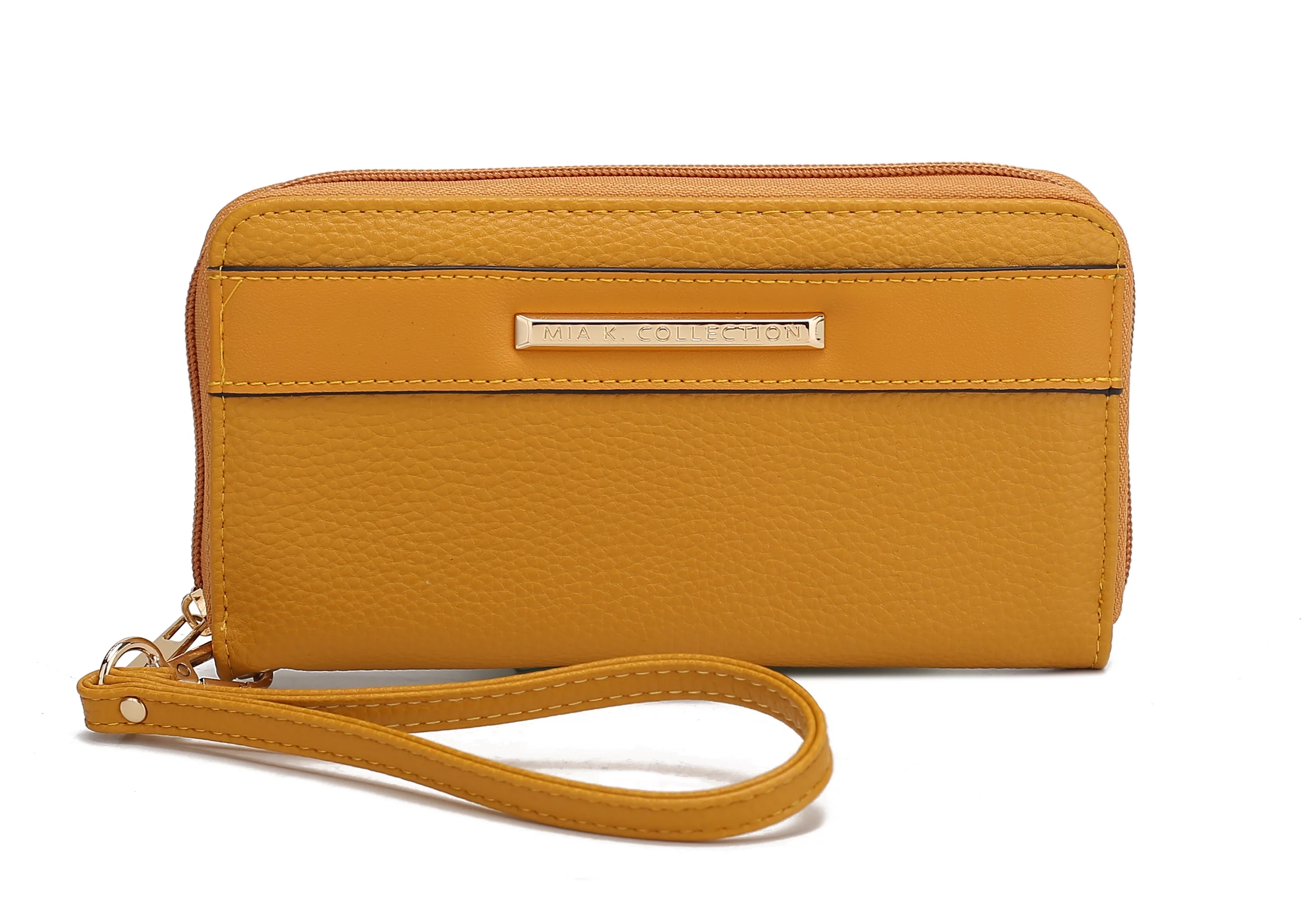 MKF Collection Darielle Vegan Leather Women's Satchel Handbag & Wallet Set by Mia K. - Black