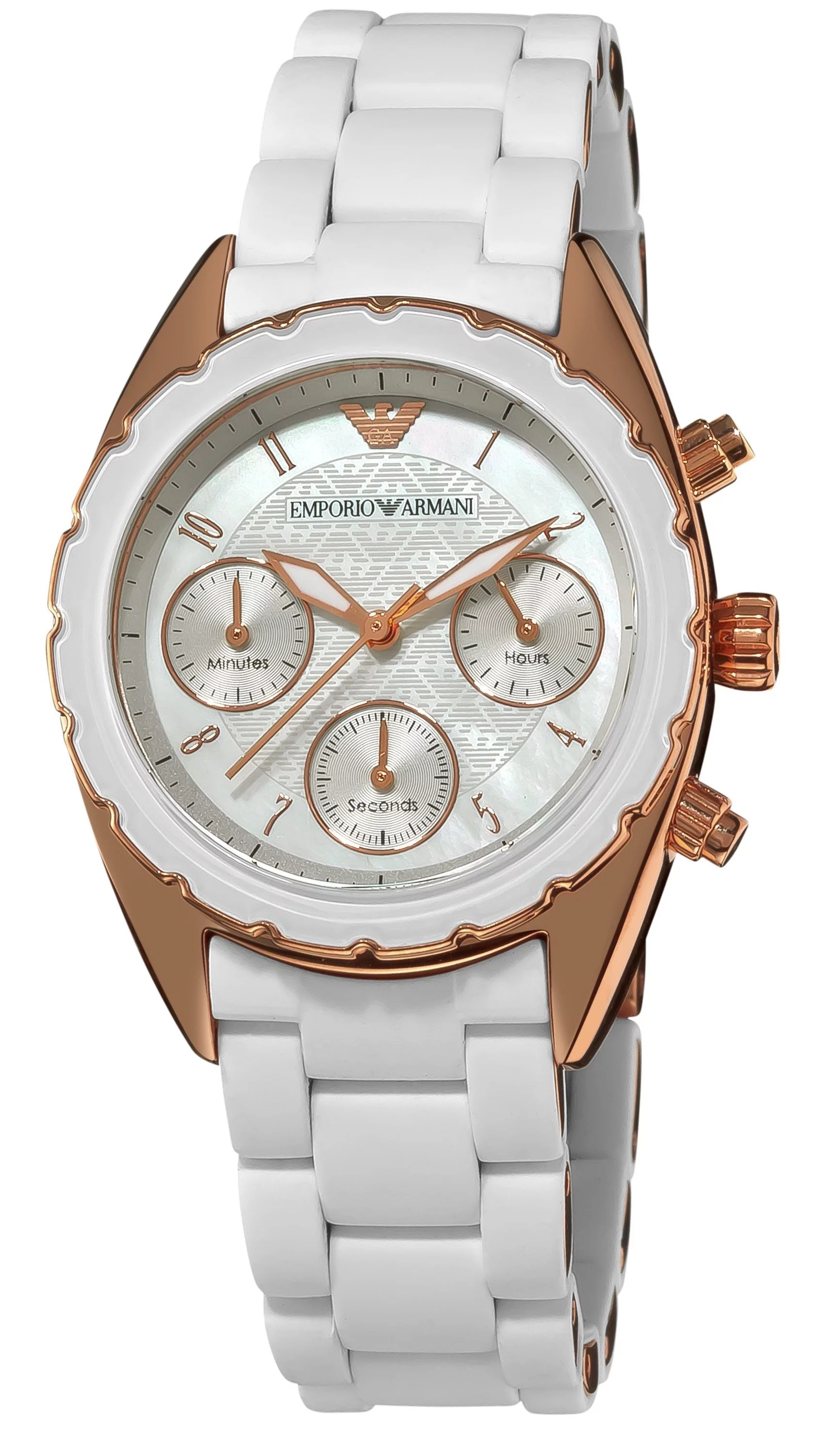 WATCH ARMANI STAINLESS STEEL WHITE WHITE WOMEN AR5943