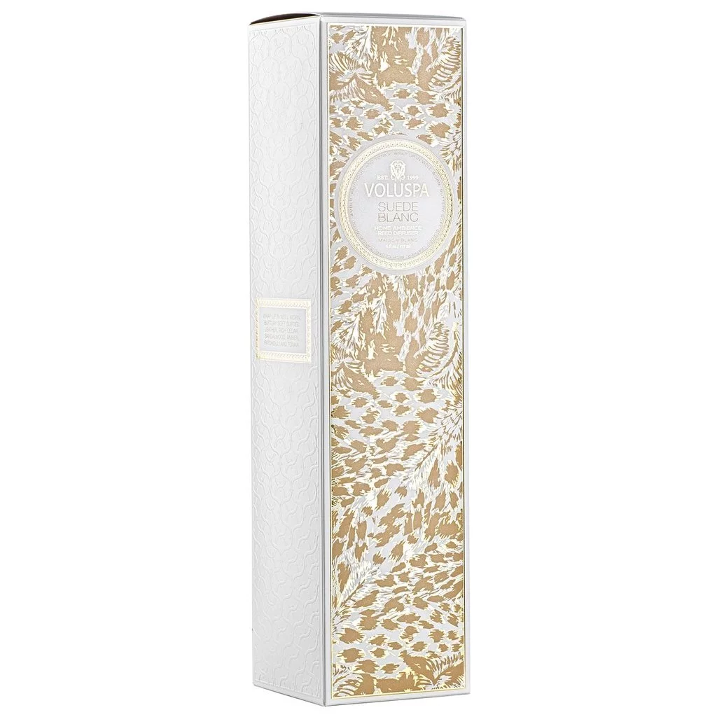 Voluspa Suede Blanc Reed Diffuser 6 fl oz,177 ml