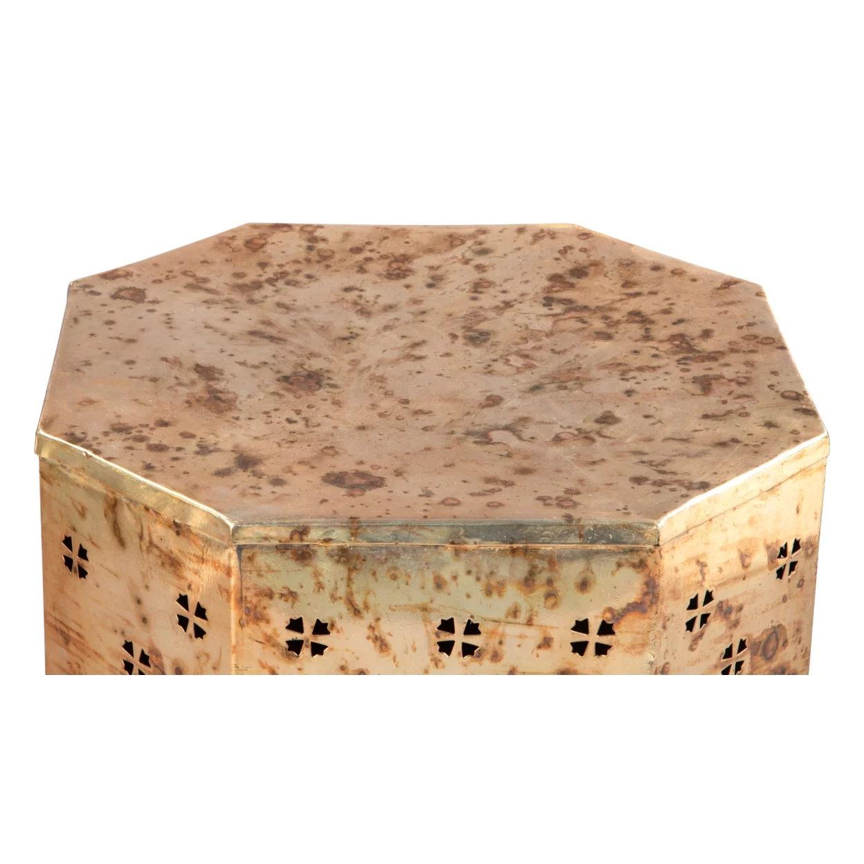 Jane Side Table Antique Copper