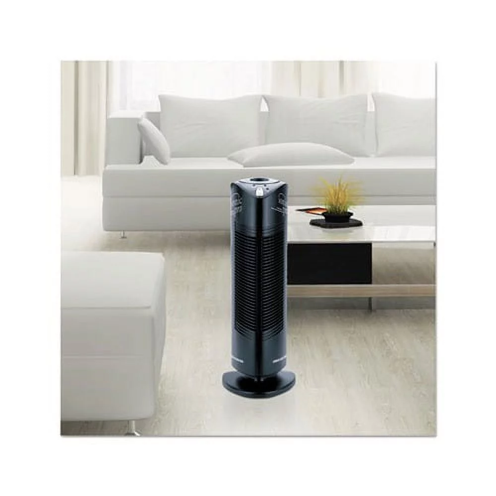 Compact Ionic Air Purifier 250 sq ft Room Capacity, Black