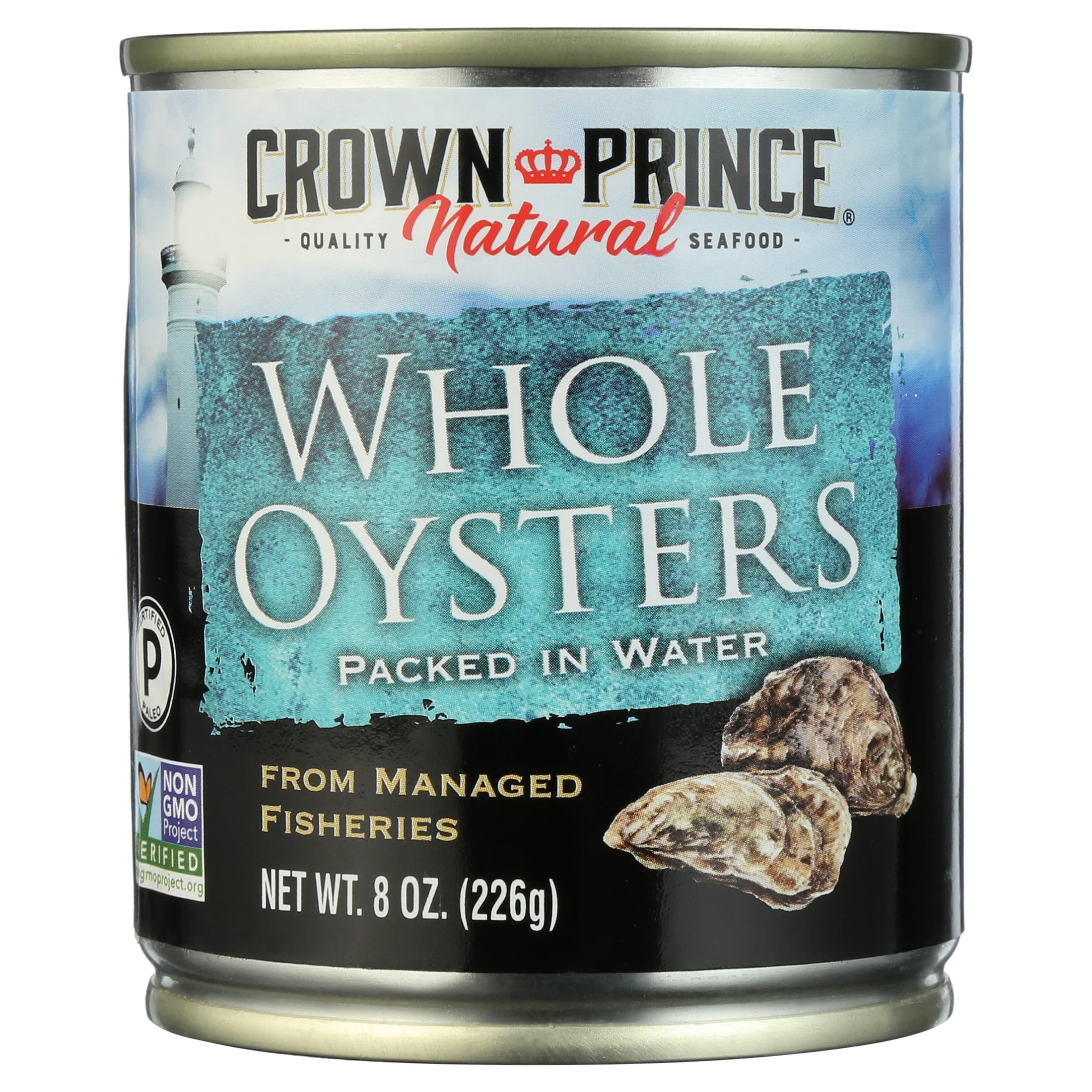 CROWN PRINCE NATURAL SEAFOOD WHOLE BOILED OYSTERS