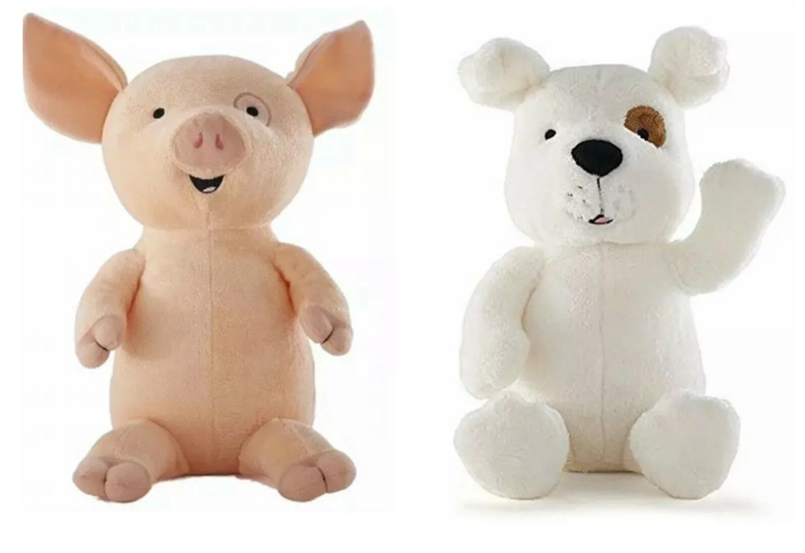 If You Give Dog Doughnut & Pig Pancake Set Of 2 Plush Kohls 12” Stuffed Soft New