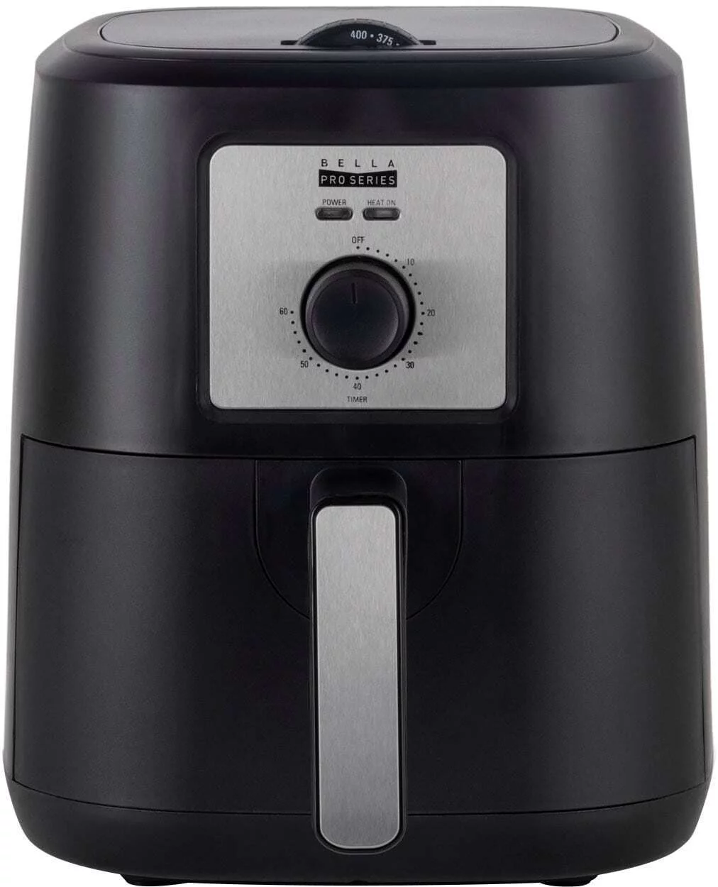 Bella Pro Series - 4.2-qt. Manual Air Fryer - Black