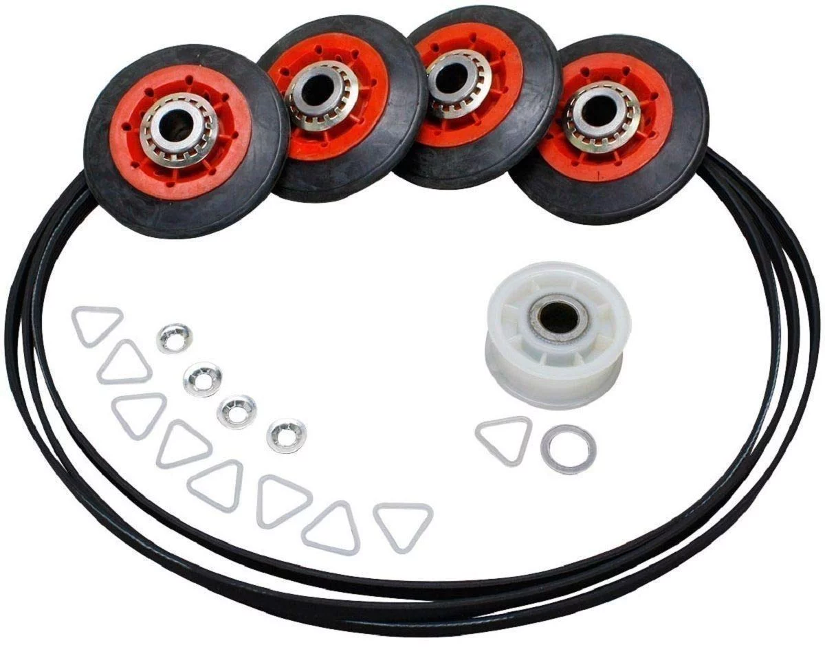 Lumix GC Wheel Pulley Repair Kit for Whirlpool mgde400xw1 wed9200sq0 wed8200yw0 Dryers