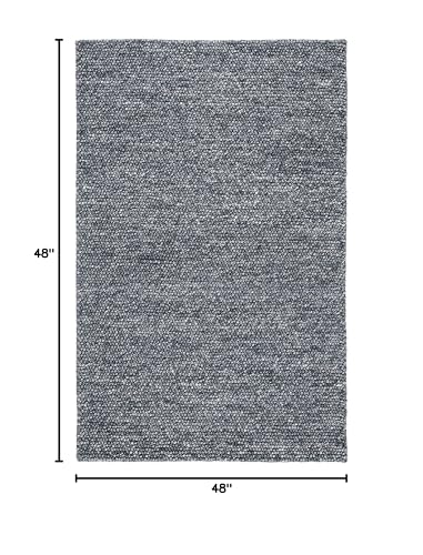 SAFAVIEH Natura Collection Area Rug - 9' x 12', Beige, Handmade Wool, Ideal for High Traffic Areas in Living Room, Bedroom (NAT620B)