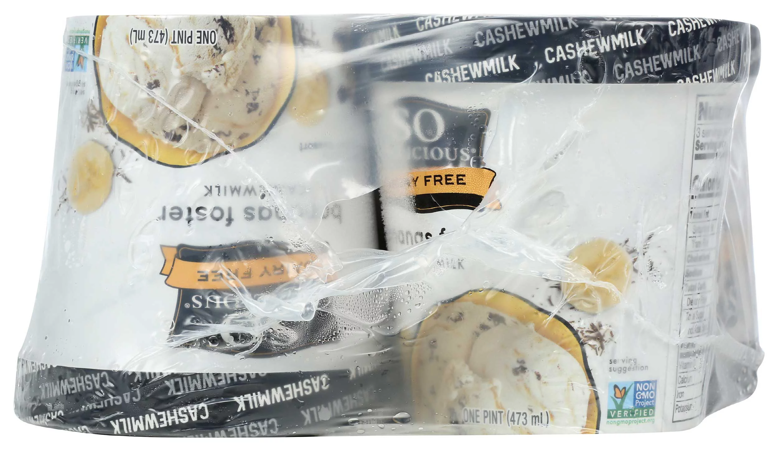 So Delicious Chocolate Drizzled Bananas Foster Dairy Free Frozen Dessert 1 Pt. Carton