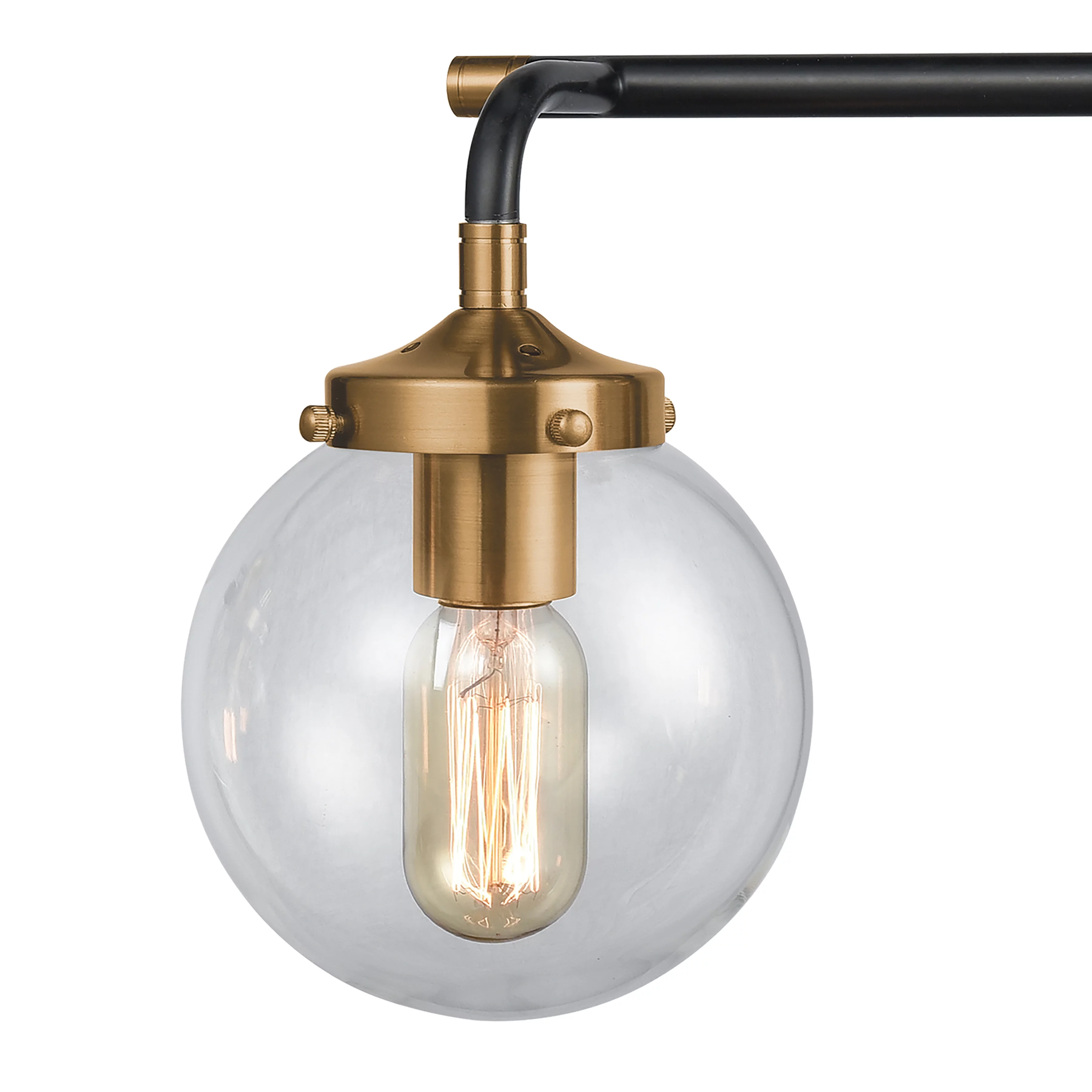 Elk Home 24-Inch Wide Boudreaux Vanity Light, Modern, Matte Black