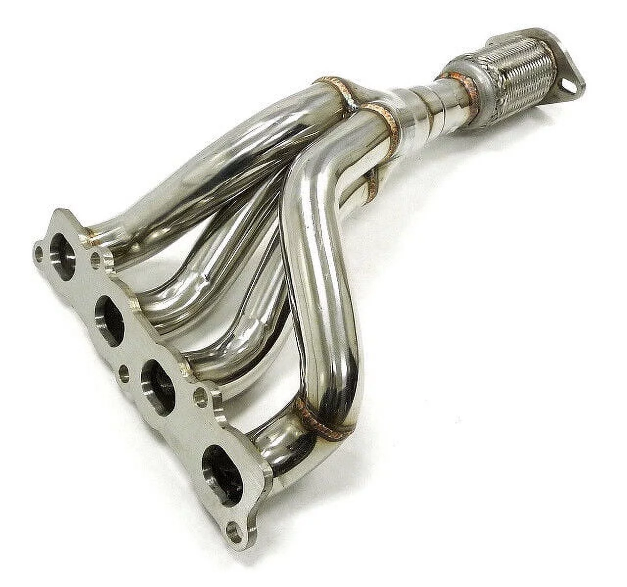 S/S Header Fits For 12 to 19 Ford Fiesta 1.6L Sigma Type 4-1 By MHP