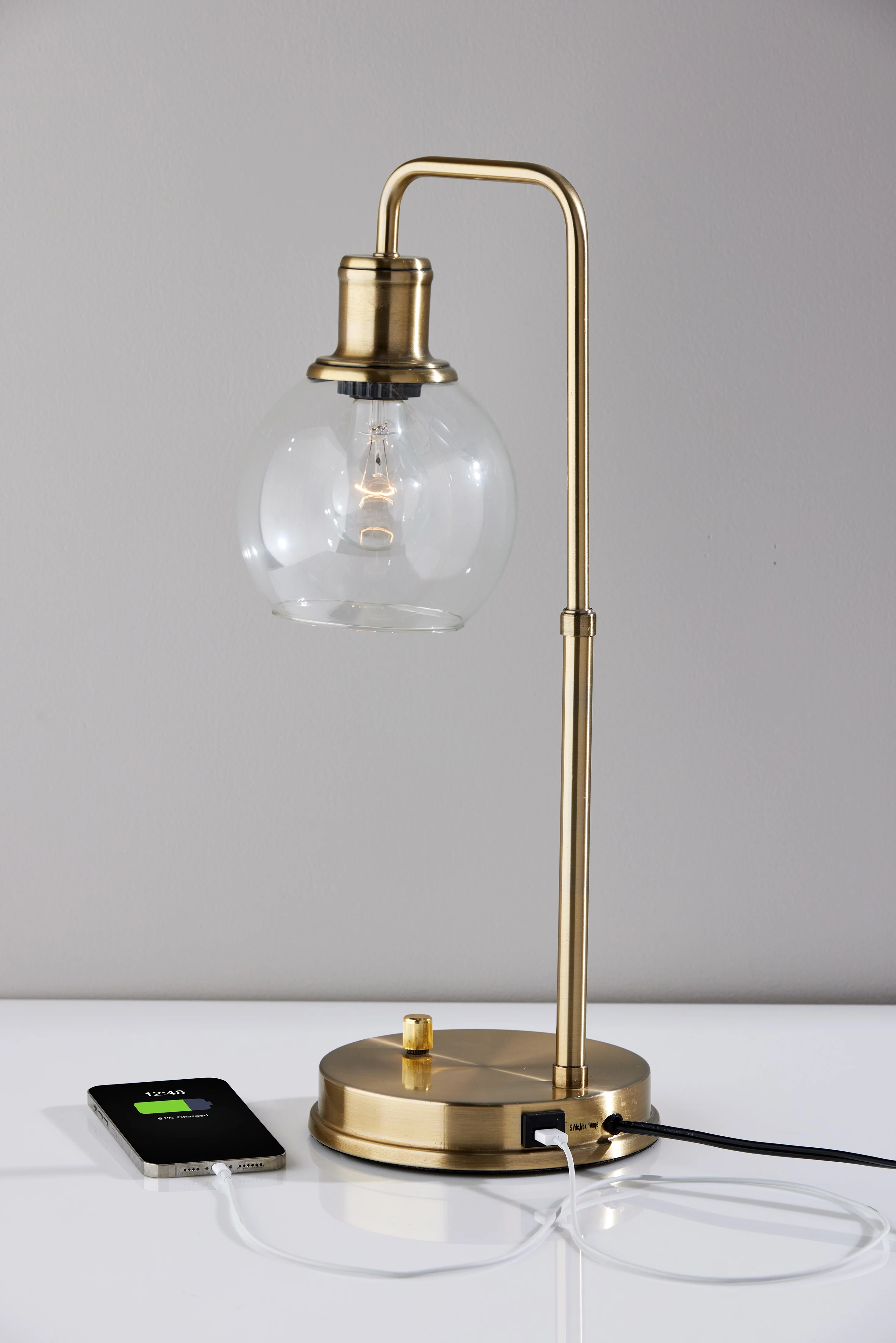 Better Homes & Gardens Gold USB Lamp LED/Metal/Any Room