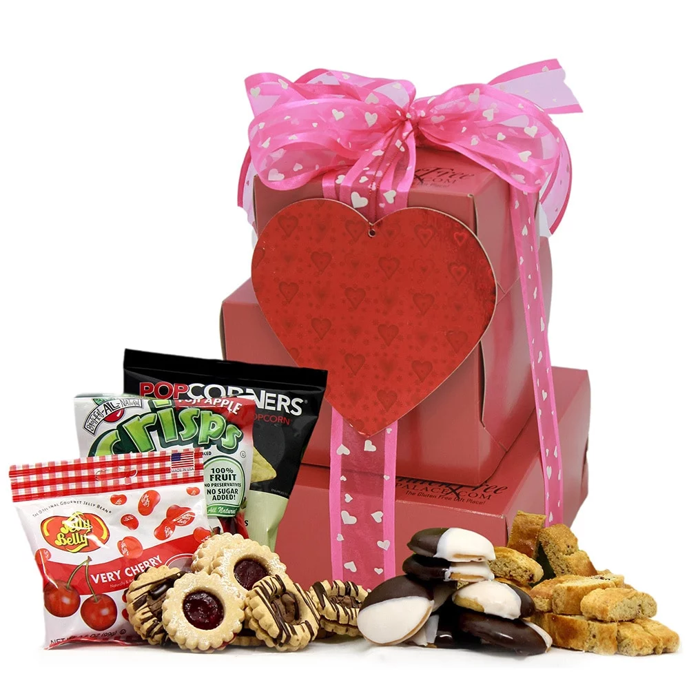 Gluten Free Palace My Sweetheart! Gluten Free Large Gift Tower, 2 Lb.