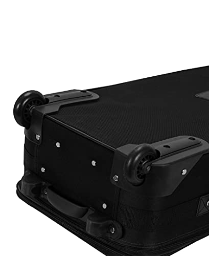 Rockland Fashion Expandable Softside Upright Luggage Set, Charcoal, 2-Piece (14/19)