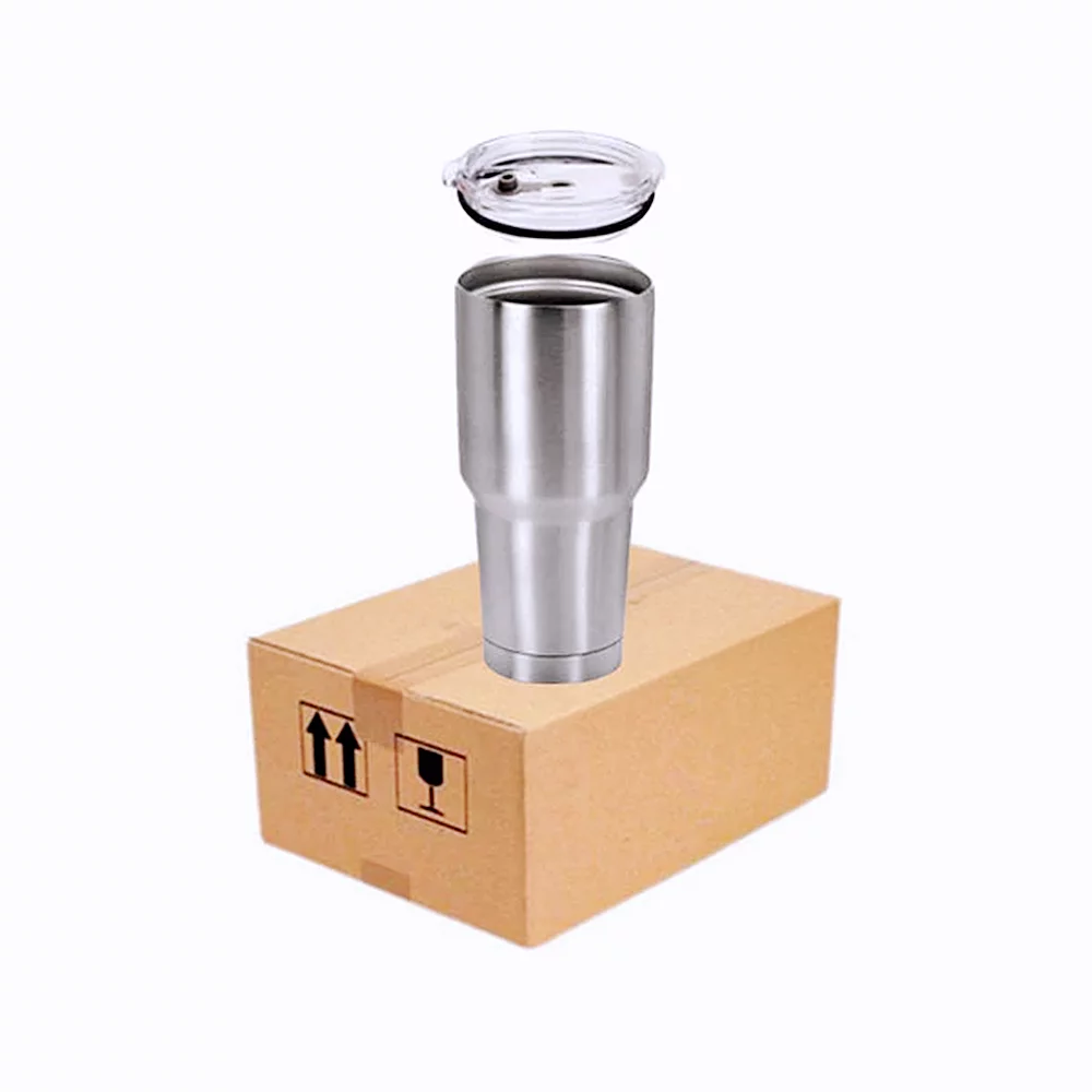 Case of 25pack *30oz Regular STAINLESS STEEL INSULATED VACUUM TUMBLERS WITH LID