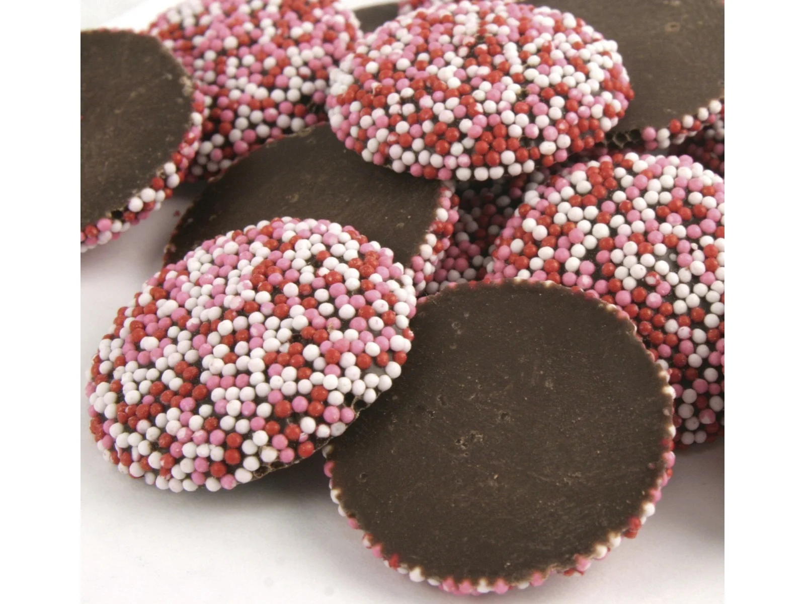 Valentine Nonpareils Dark Chocolate candy nonpareil 2 pounds