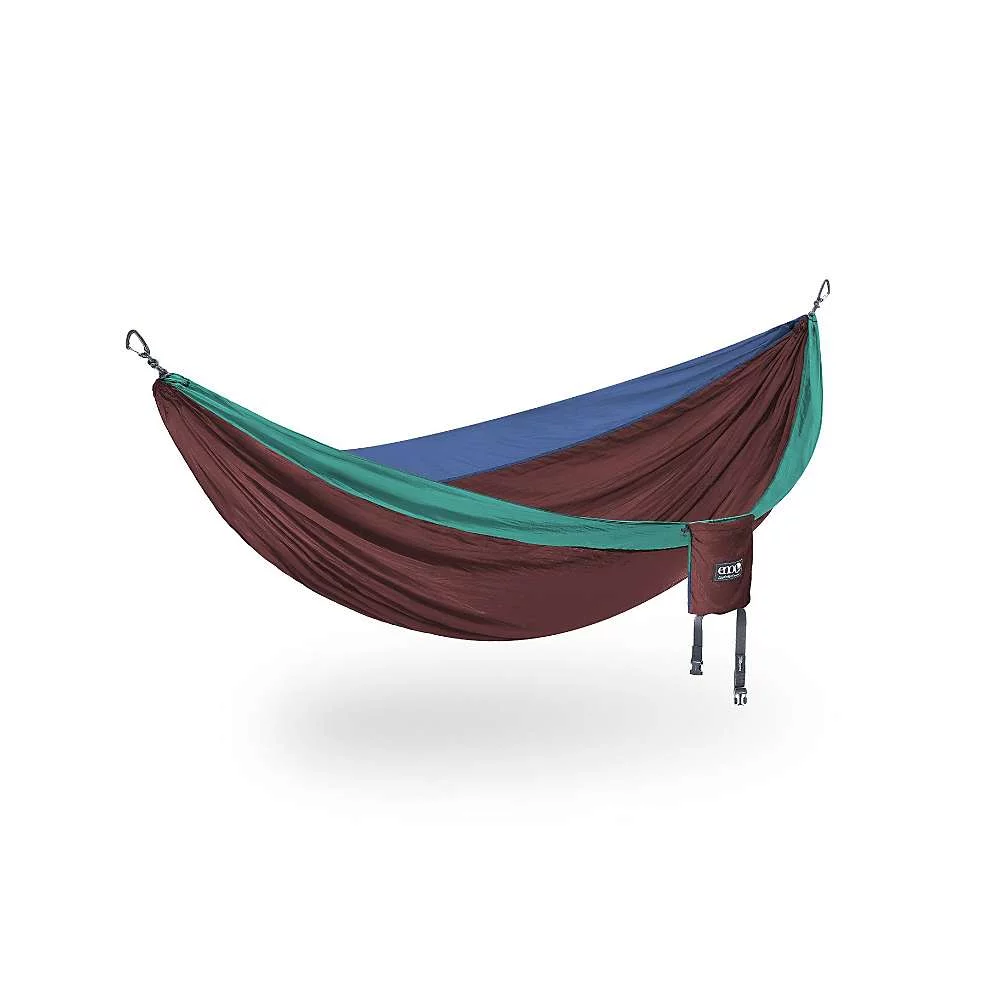 Eno DoubleNest Hammock, Seaglass/Merlot/Denim, One Size