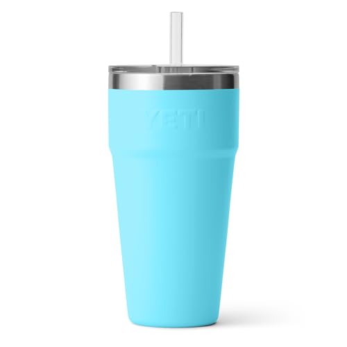 YETI Rambler 26 oz Straw Cup, Vacuum Insulated, Stainless Steel with Straw Lid