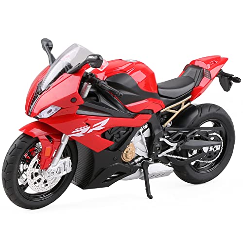 COOLPUR Die Cast Motorcycle Model for Ducati V4, Realistic Motorcycle Model, 1:12 Scale Kids Moto Toy or Collection, Boyfriend,Young Peoples Gift(Black)