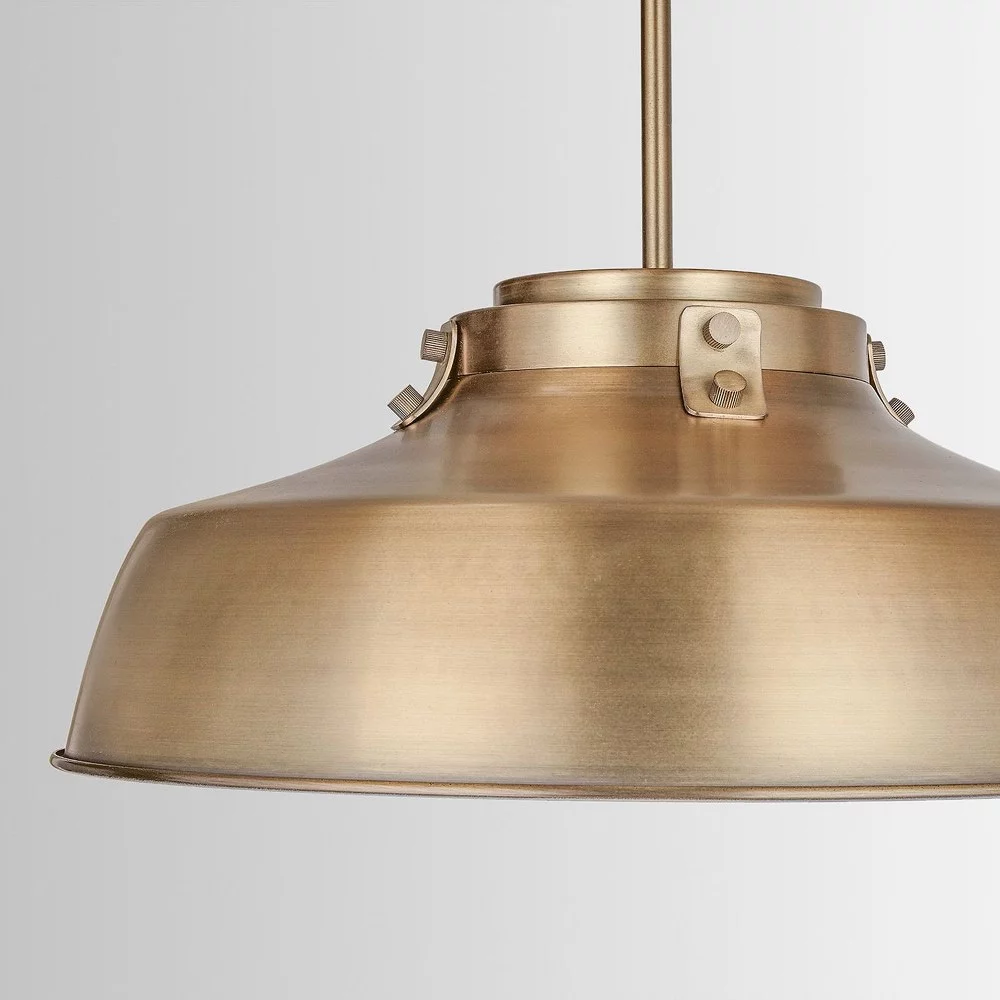 Austin Allen - Oakwood - 1 Light Pendant In Urban and Industrial Style-7.25