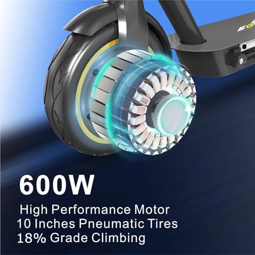 Electric Scooter Adults, Up to 25 Mph, 22/31 Miles Range, Motor E-Scooter with 10