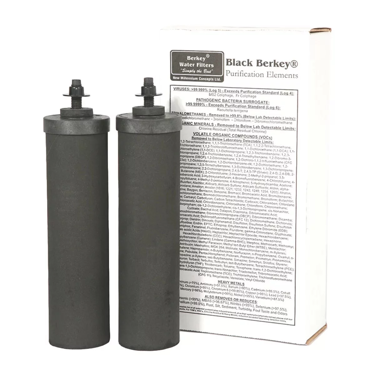 Berkey BB9-2 Replacement Black Purification Elements, Set of 2