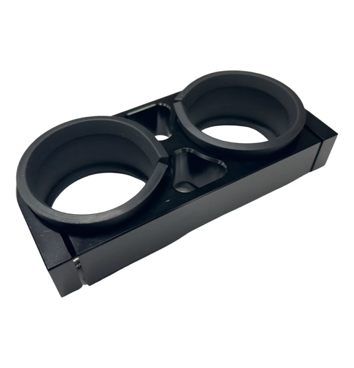 Billet Twin Dual Bosch 044 380lph AEM Fuel Pump Outlet Manifold Mounting Bracket