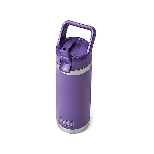 YETI Rambler 18 oz Bottle, Vacuum Insulated, Stainless Steel with Straw Cap, Beekeeper